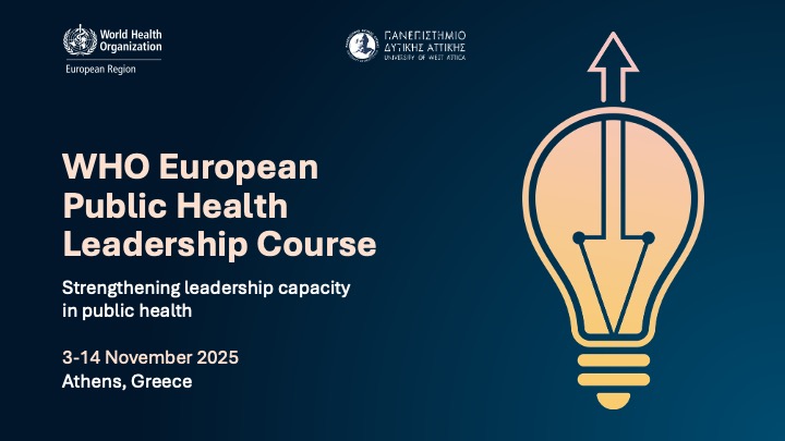 WHO European Public Health Leadership Course2025 Cover Slide