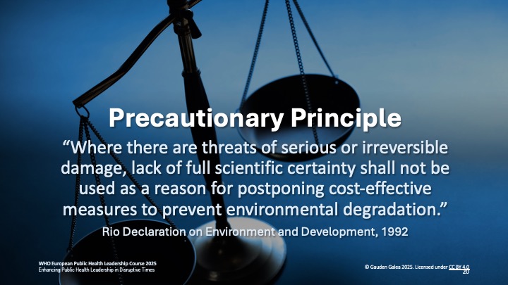 Definition of precautionary principle